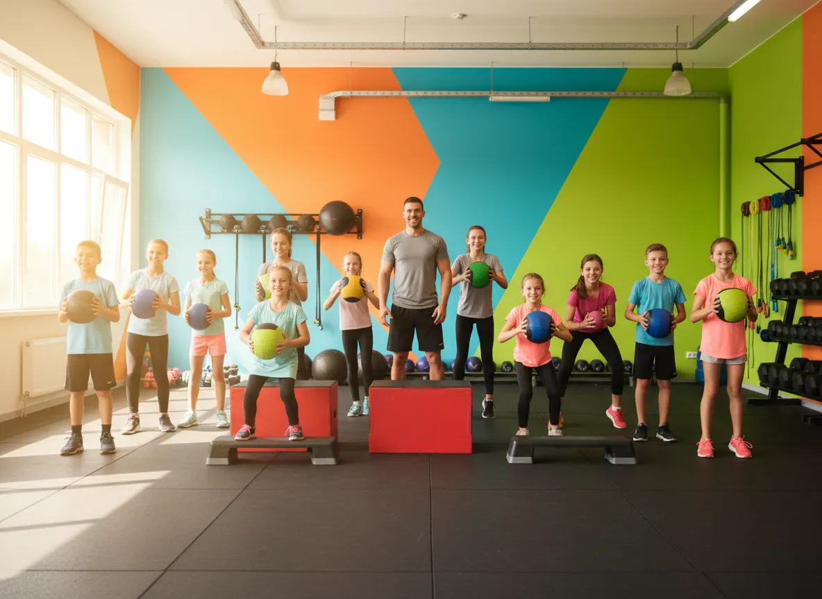 Teen and kids CrossFit class